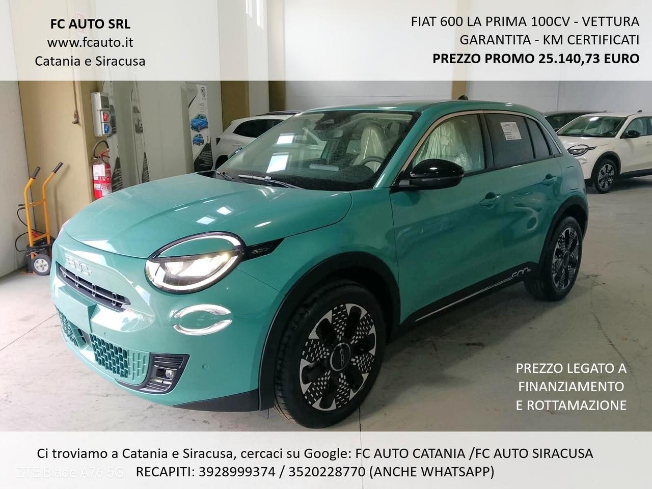 Fiat 600 LA PRIMA BENZINA 100CV