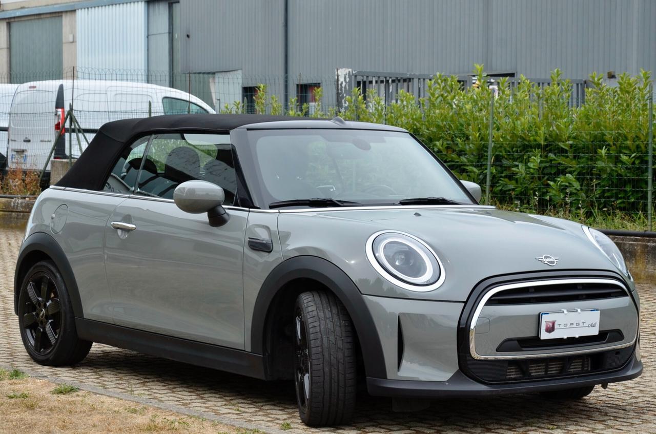 MINI COOPER CABRIO 1.5 136cv AUTO, SERVICE UFF MINI, UFF ITALIANA, UNICOPROP, EURO 6D, NAVI, FARI LED, APPLE, PERMUTE