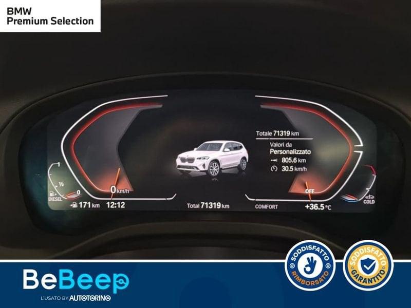 BMW X3 XDRIVE20D MHEV 48V AUTO