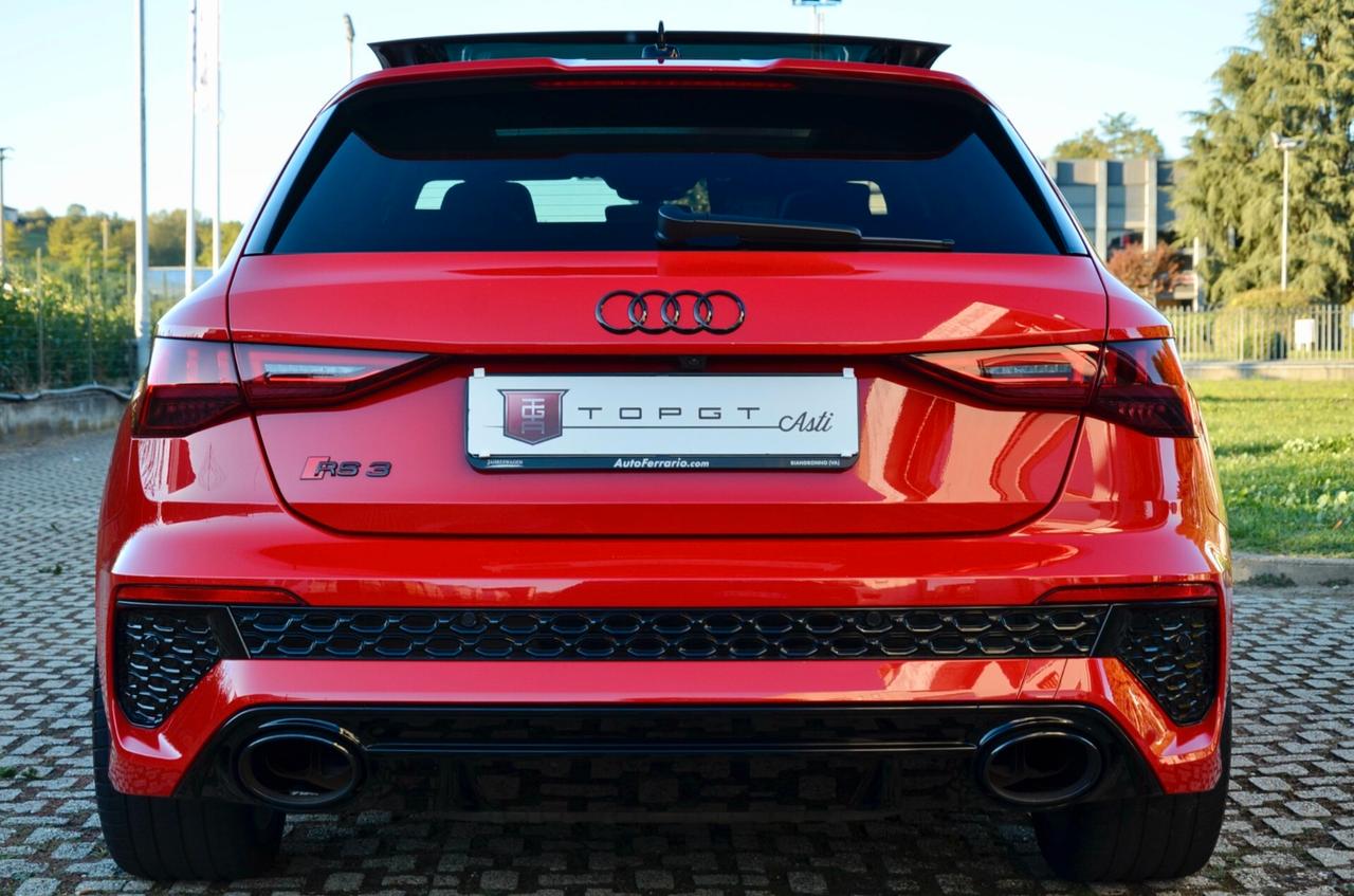 AUDI RS3 SPORTBACK 2.5 TFSI QUATTRO 400cv S-TRONIC, ECCELLENTI CONDIZIONI, SERVICE AUDI, TETTO, MATRIX, HI-FI BANG&OLUFSEN, DYNAMIC PACK, PERMUTE