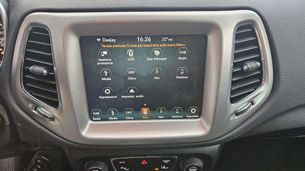 Jeep Compass 2.0 mjt Longitude 4wd 140cv auto CAMERA-NAVY-