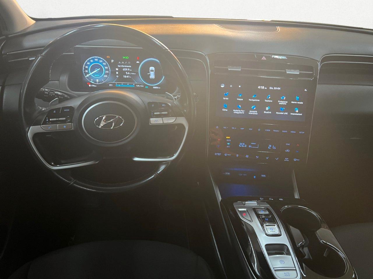 Hyundai Tucson 1.6 hev Xline 2wd auto KM 88.800