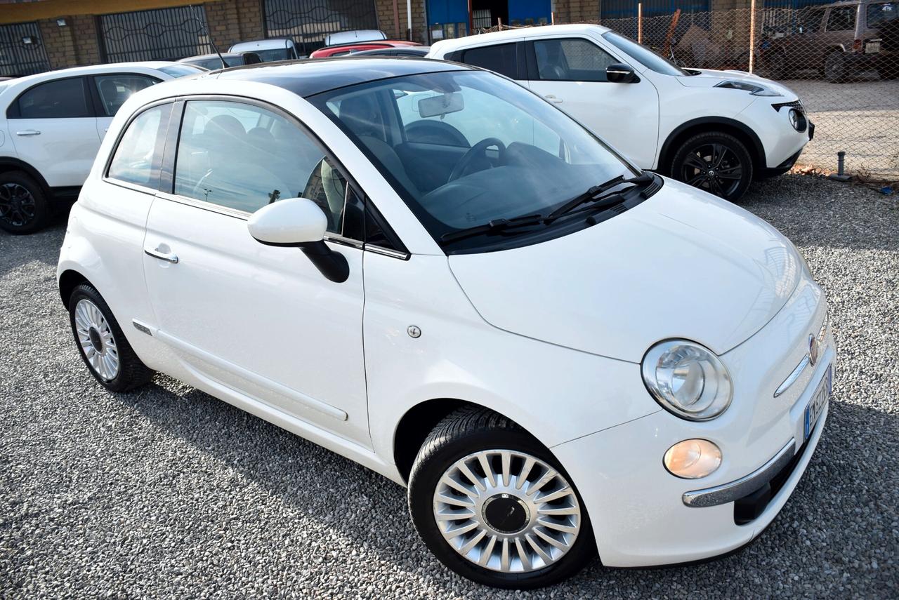 Fiat 500 1.2 Lounge TETTO BT CLIMA OK NEOPATENTATI UNICO PROPRIETARIO