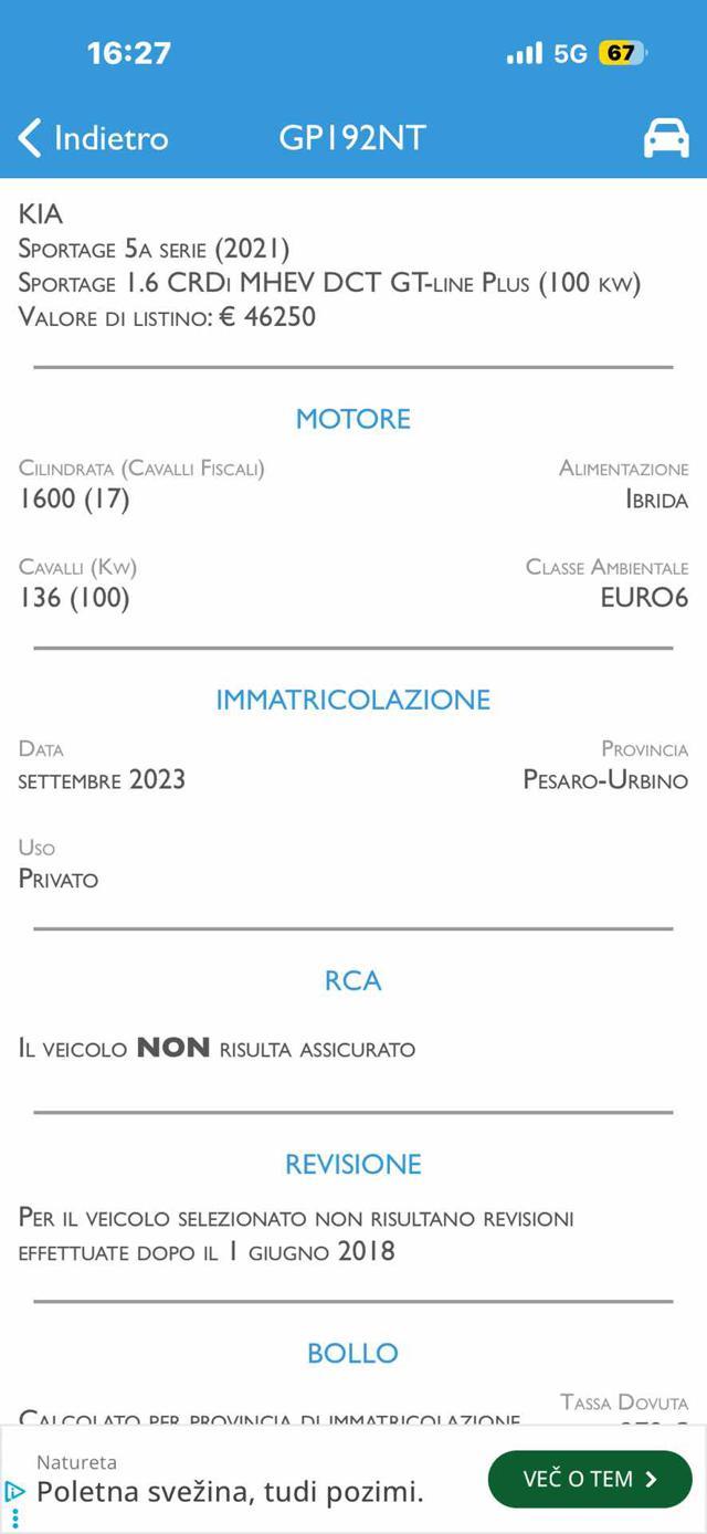 KIA Sportage 1.6 CRDi MHEV DCT GT-line