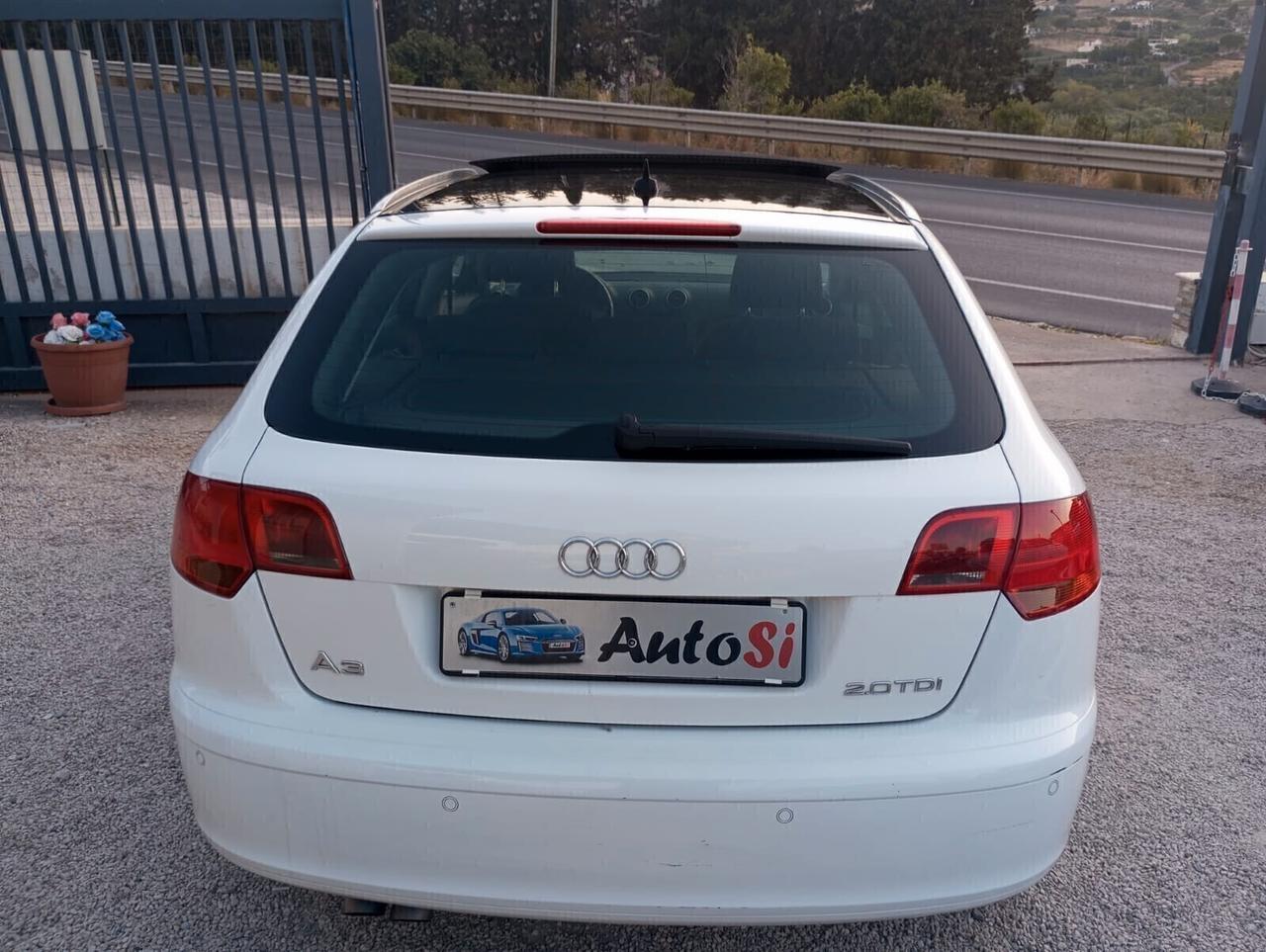 Audi A3 2.0 16V TDI Ambition 140 cv automatica cambio f1