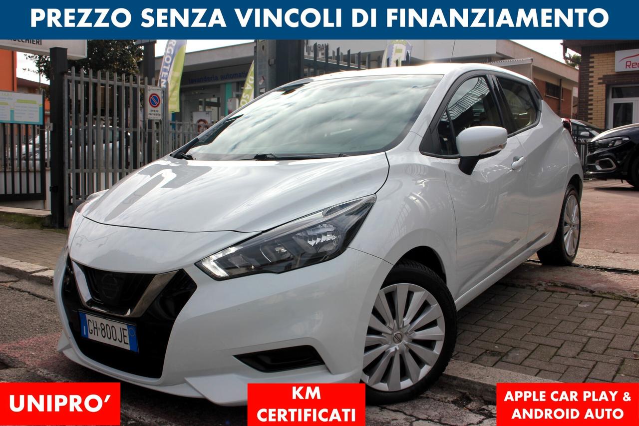 Nissan Micra *PREZZO VERO* 1.0 IG-T 92 CV UNIPRO KM CERTIFICATI
