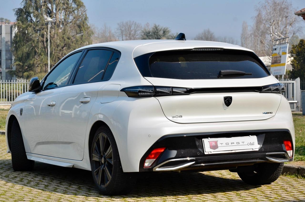 PEUGEOT 308 1.6 PLUG-IN HYBRID GT PACK 180cv E-EAT8, UNICO UTILIZZATORE, UFF ITALIANA, SERVICE PEUGEOT, HI-FI FOCAL, FULL OPTIONAL, PERMUTE