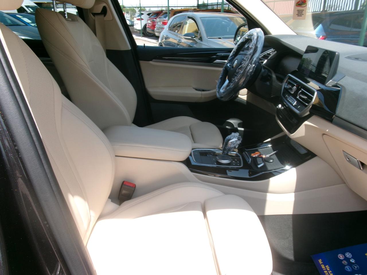 Bmw X3 XDRIVE 20d 190CV MHEV 48V X-LINE NAVI/PELLE/PDC/FULL LED 103000 KM CERTIFICATI