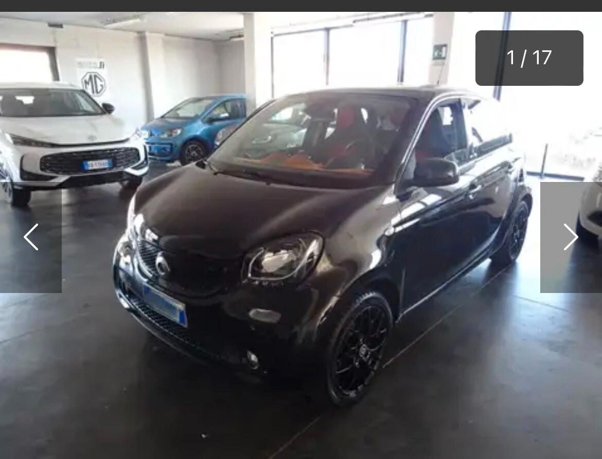 SMART FORFOUR 1000 BENZINA AUTOMATICA KM CERTIFICATI UNICO PROPRIETARIO 2016