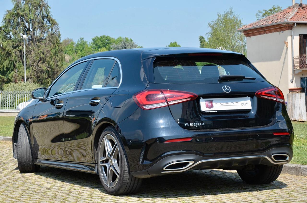 MERCEDES-BENZ A 200d PREMIUM AMG LINE 150cv AUTO, EURO 6D, 64 COLORI, HI-FI PREMIUM, RETROCAMERA, PERMUTE
