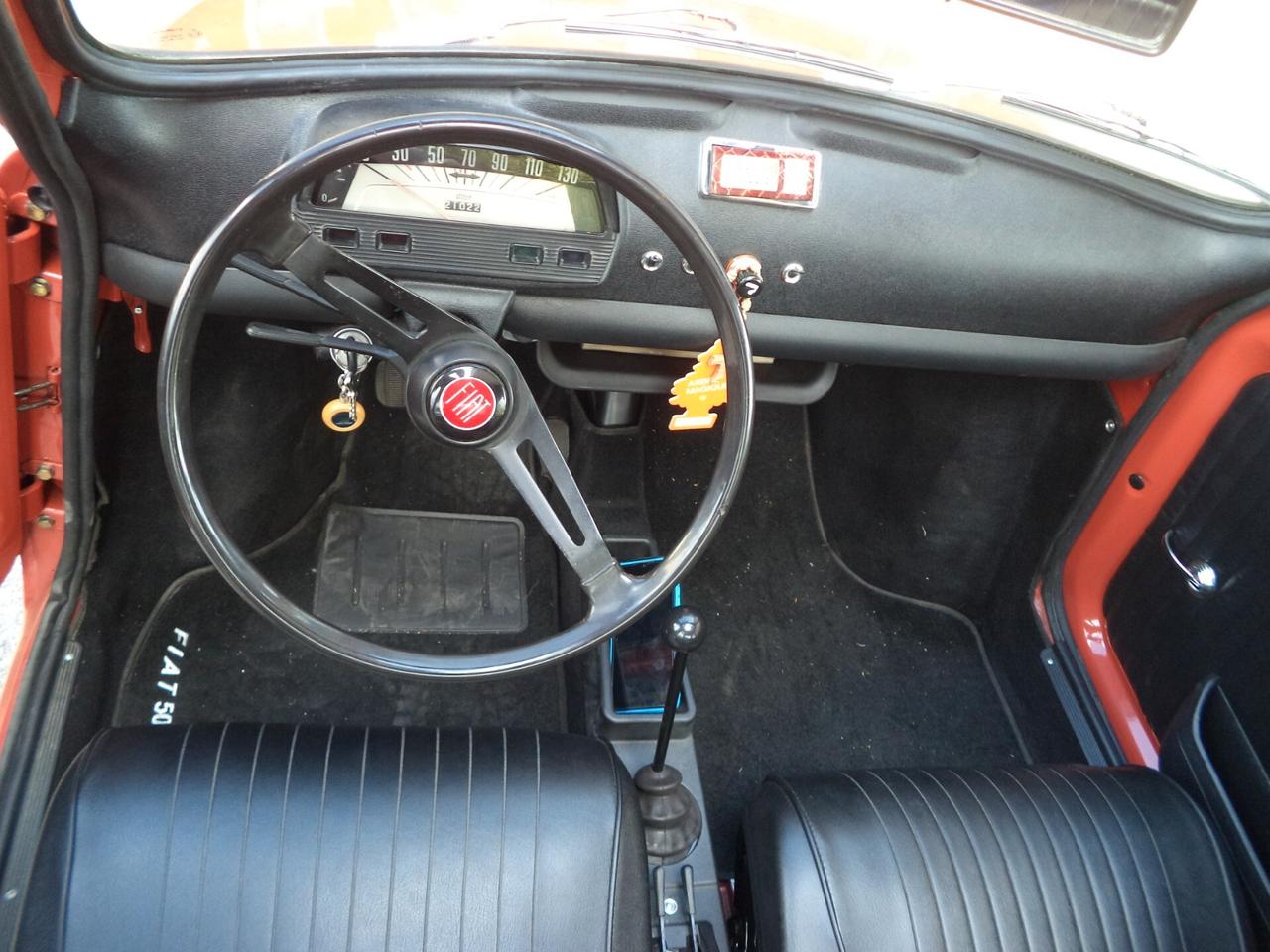 FIAT 500L ORANGE DEL 1970 CON 21000 KM PERFETTA