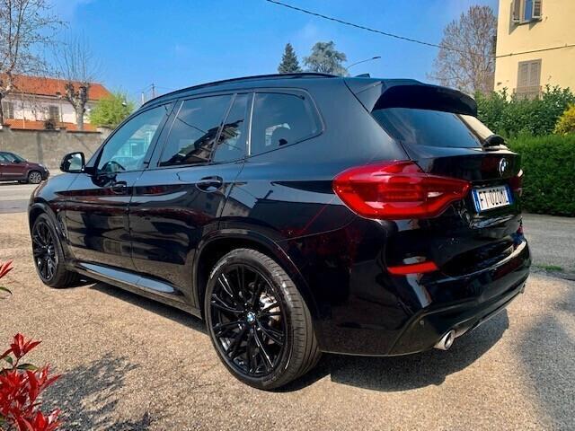 BMW X3 X-drive 190cv 20D M-SPORT TOTAL BLACK