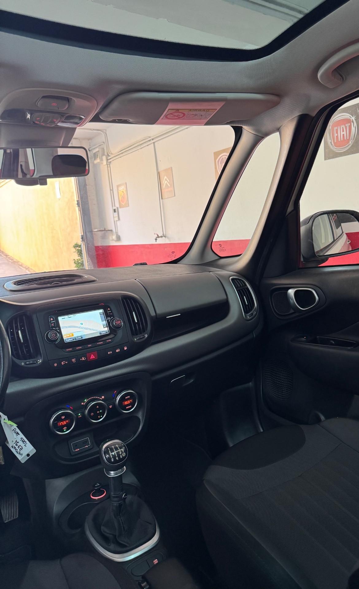 FIAT 500 L, 90000 CHILOMETRI, 2016,TETTO PELLE NAVIGATORE