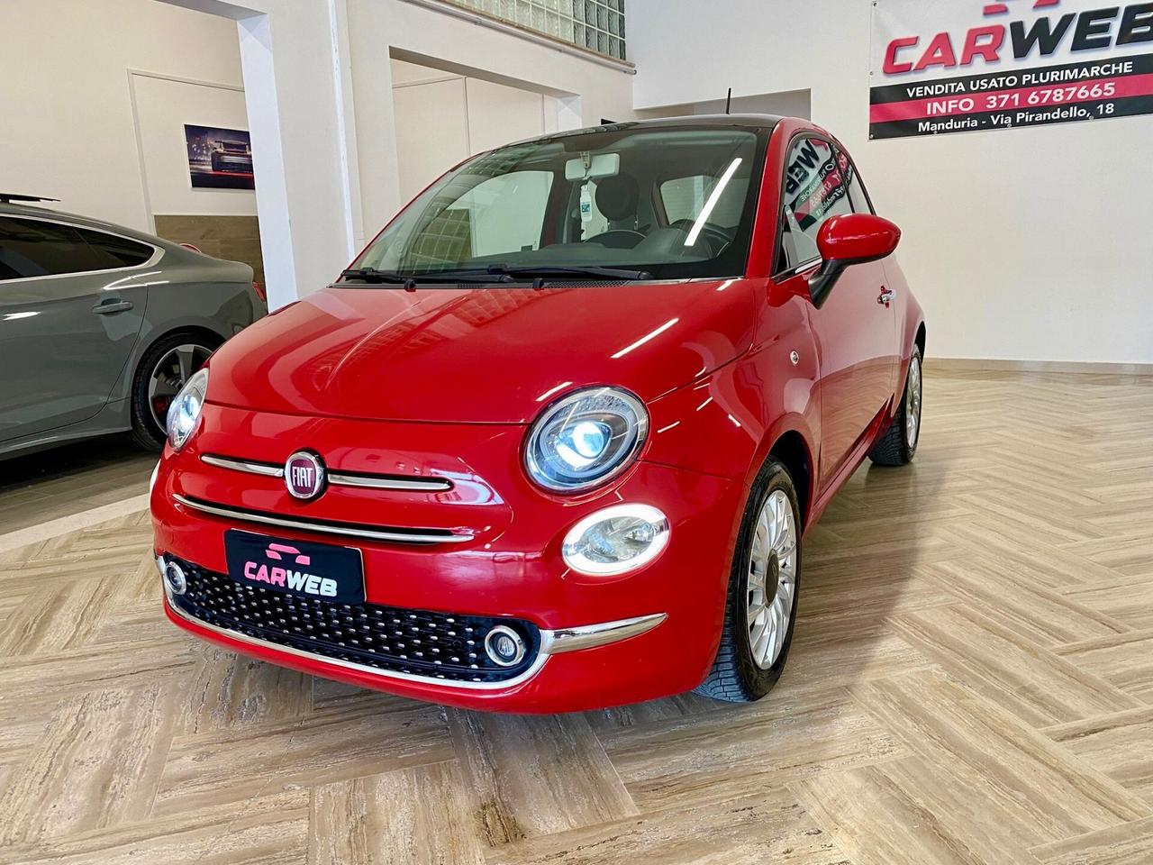 FIAT 500 LOUNGE 1.3 MJT 95CV CARPLAY TETTO 2016