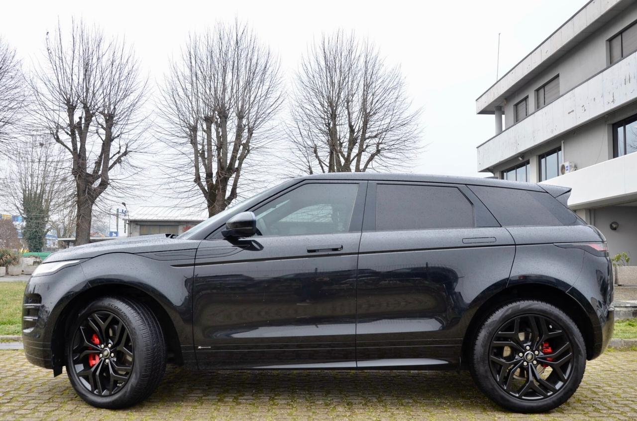 LAND ROVER RANGE ROVER EVOQUE 2.0d i4 MHEV R-DYNAMIC SE AWD 150cv AUT, SERVICE LAND ROVER, FULL BLACK, FULL LED, PELLE, RETROCAMERA, PERMUTE