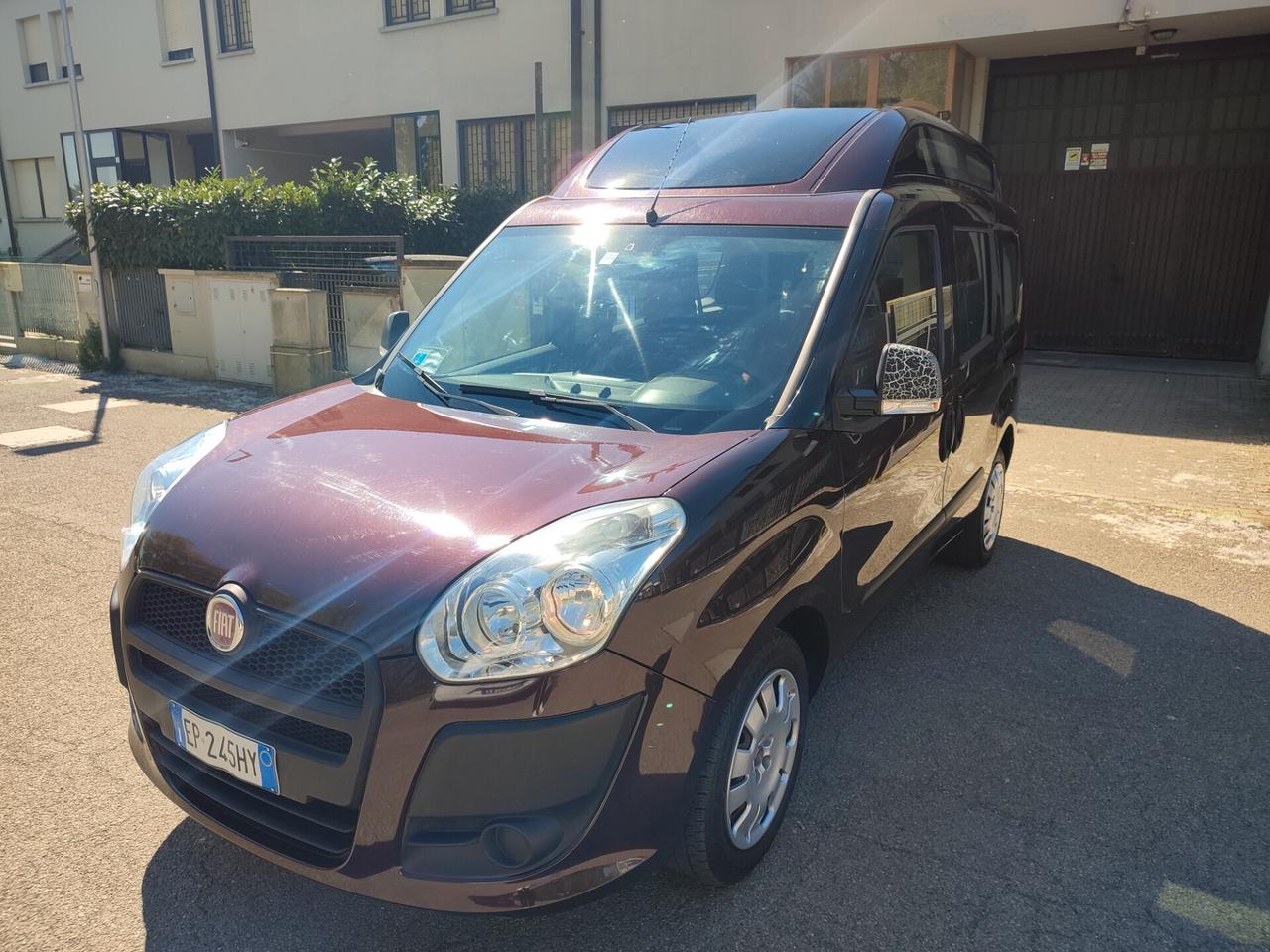 FIAT DOBLO 2012 BENZINA PEDANA DISABILI ELETTRICA TETTO ALTO