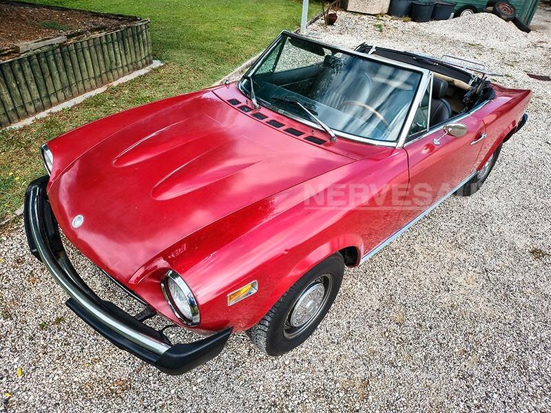 Fiat 124 Spider 1800 – Rossa Interni Neri CRS Anno 1975