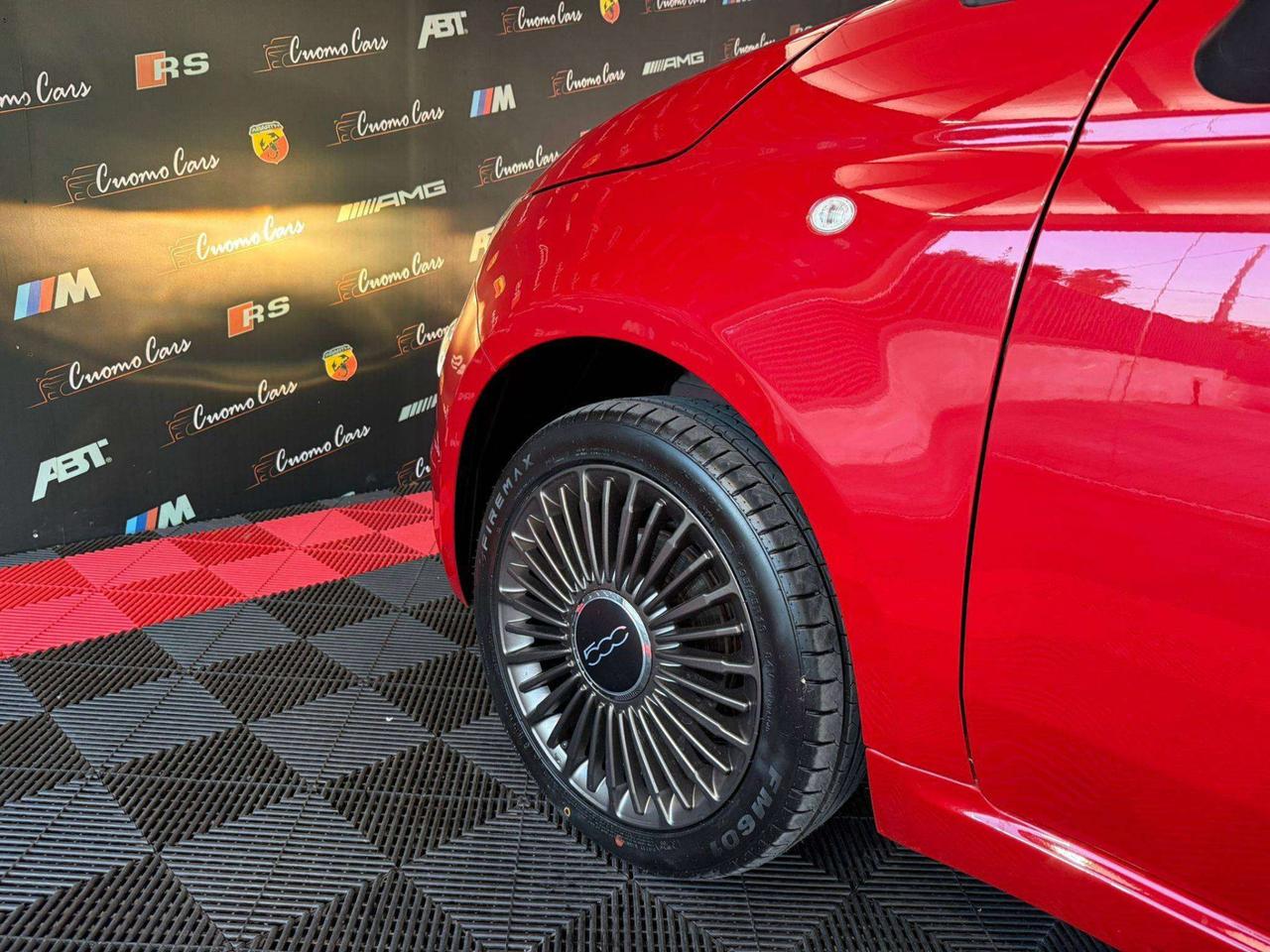 Fiat 500C 1.0 Hybrid Red