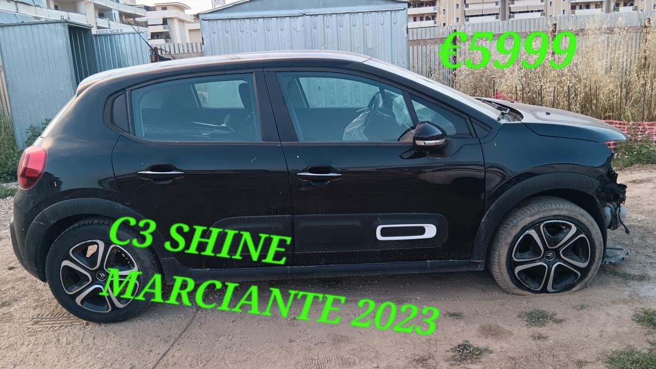 Citroen C3 SHINE incidentata sinistrata mondialcars 023