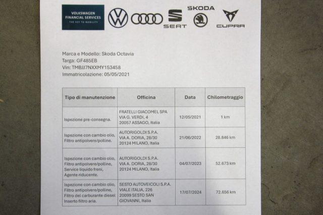 SKODA Octavia 2.0 TDI EVO SCR 150 CV DSG Wagon Ambition