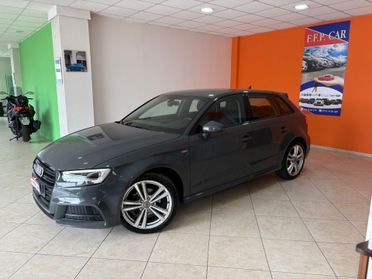 Audi A3 SPB 30 TFSI s line matrix navi virtual permute finanziamenti