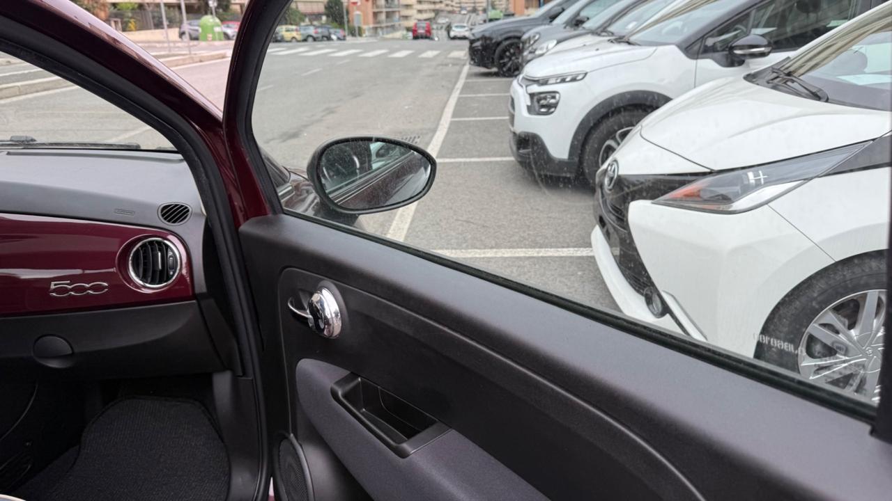 Fiat 500 1.2 Lounge LED CAR PLAY PANORAMA CERCHI 15 PDC BLUETOOTH