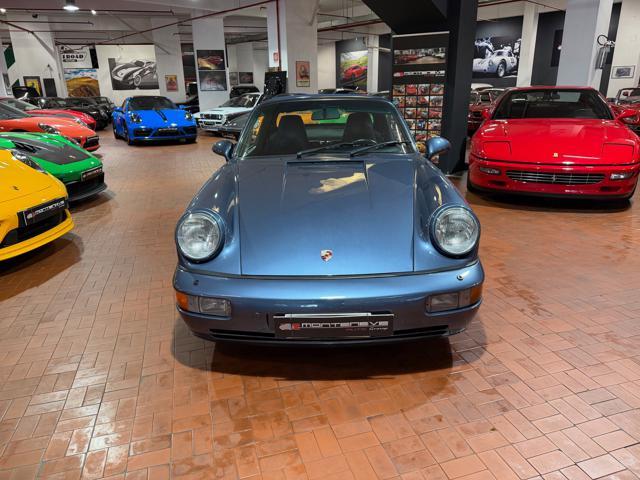 PORSCHE 964 Cabrio-Baltic Blu-Pelle Blu-Capote Blu