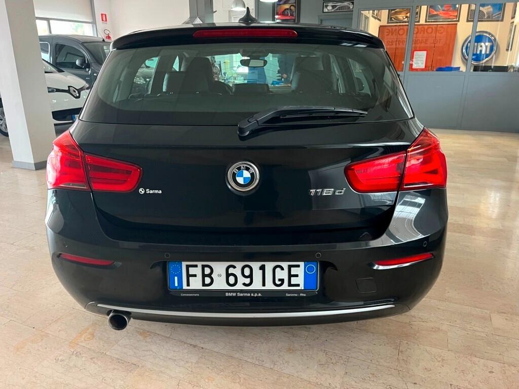 BMW Serie 1 5p. 118 d Urban Automatica Euro 6B