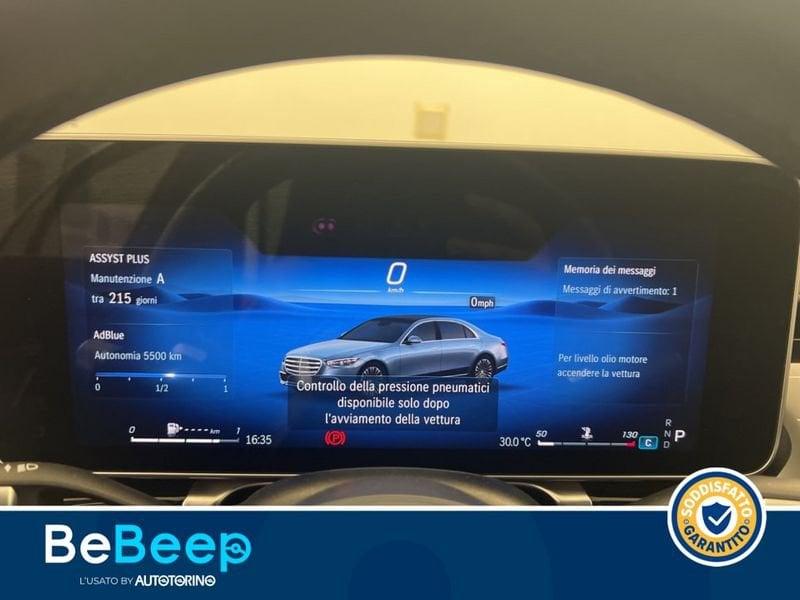 Mercedes-Benz Classe S S LUNGA 350 D PREMIUM 4MATIC AUTO