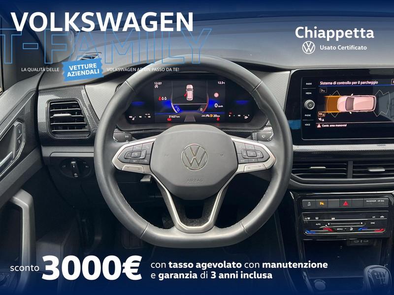 Volkswagen T-Cross 1.0 tsi life 95cv