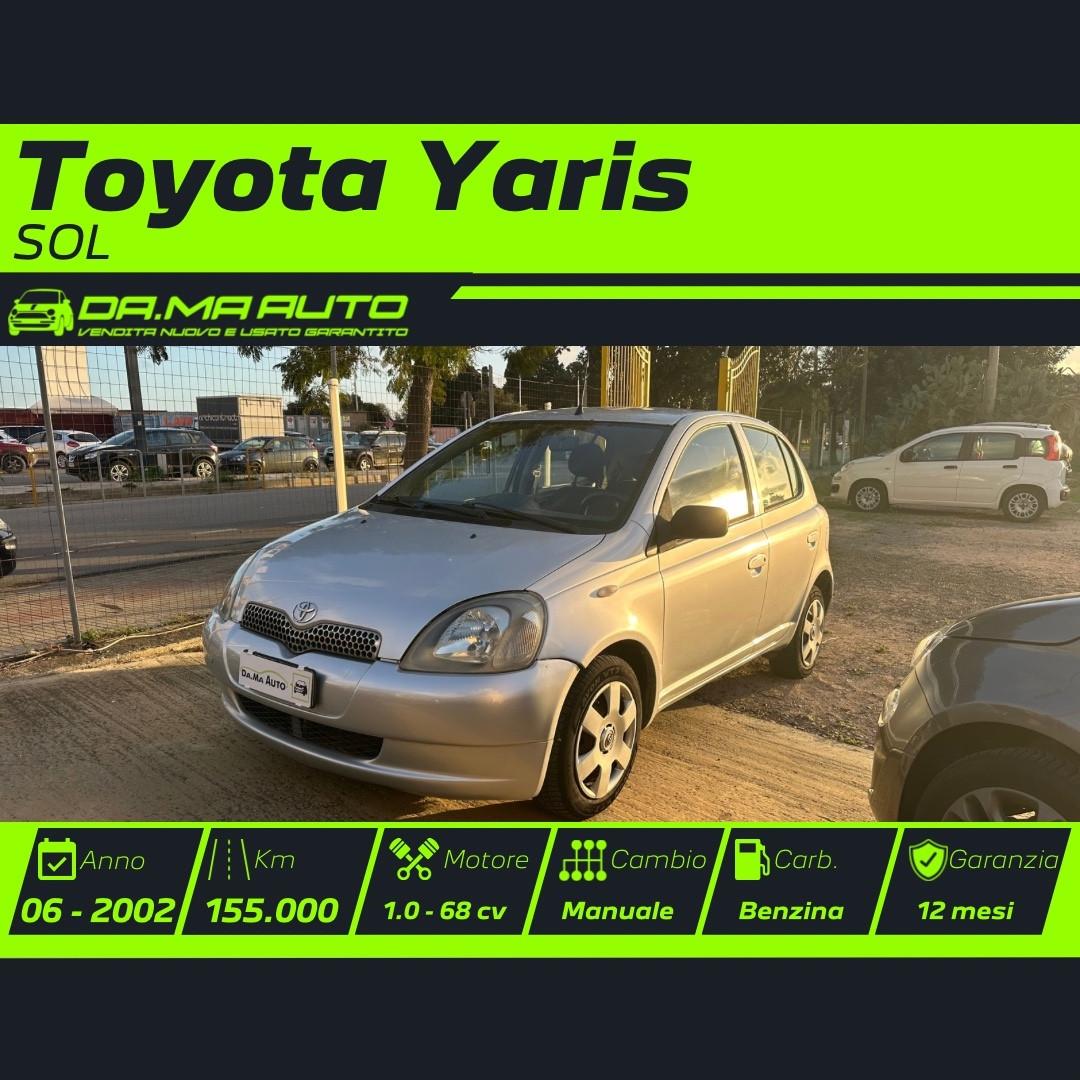 Toyota Yaris 1.0i 16V cat 5 porte Sol
