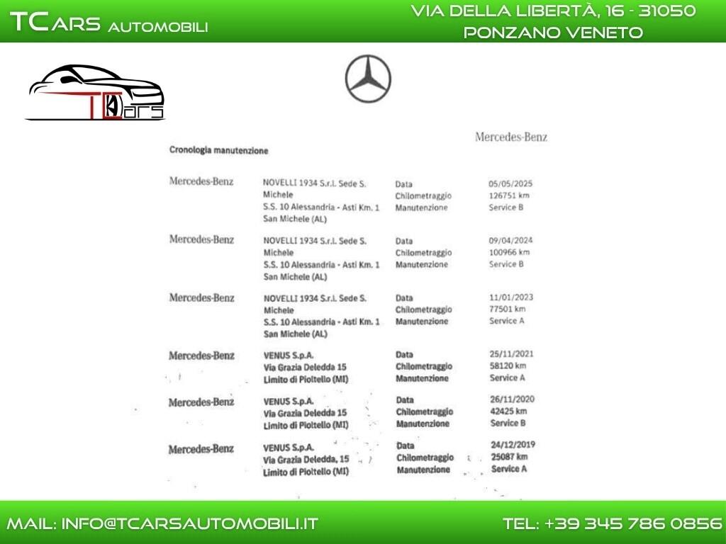 MERCEDES C220 4MATIC AUTO-PELLE-KM CERTIFICATI