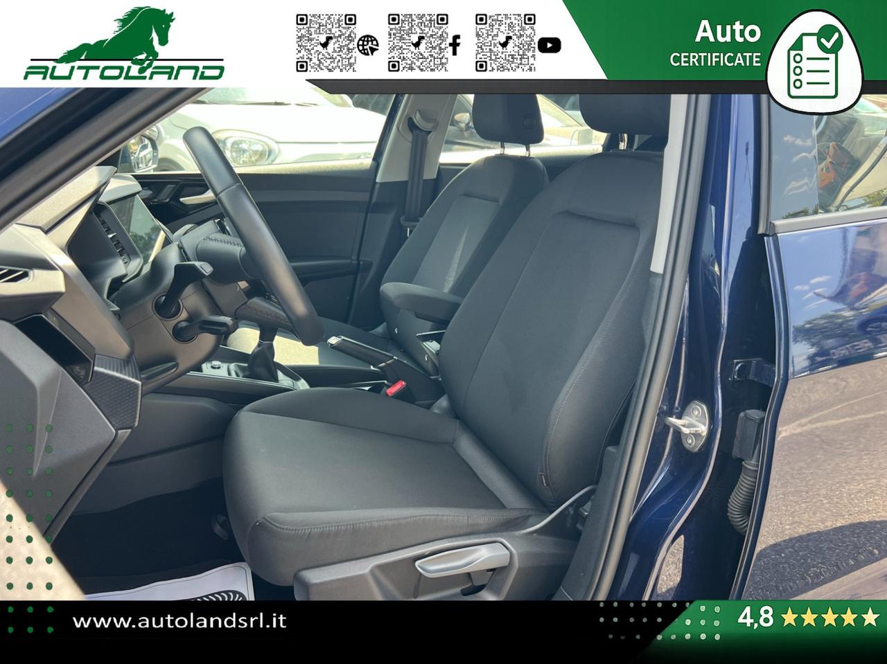 Audi A1 Sportback 30 1.0 tfsi Admired 110cv
