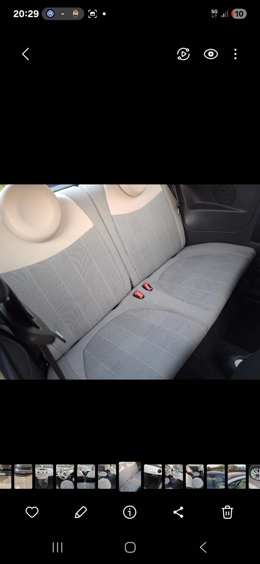 Fiat 500 1.2 Lounge 2014 tetto panoramico
