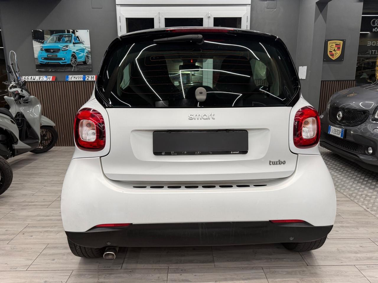 Smart ForTwo 90 0.9 Turbo Prime Parisblue Navi-Kamera-Led