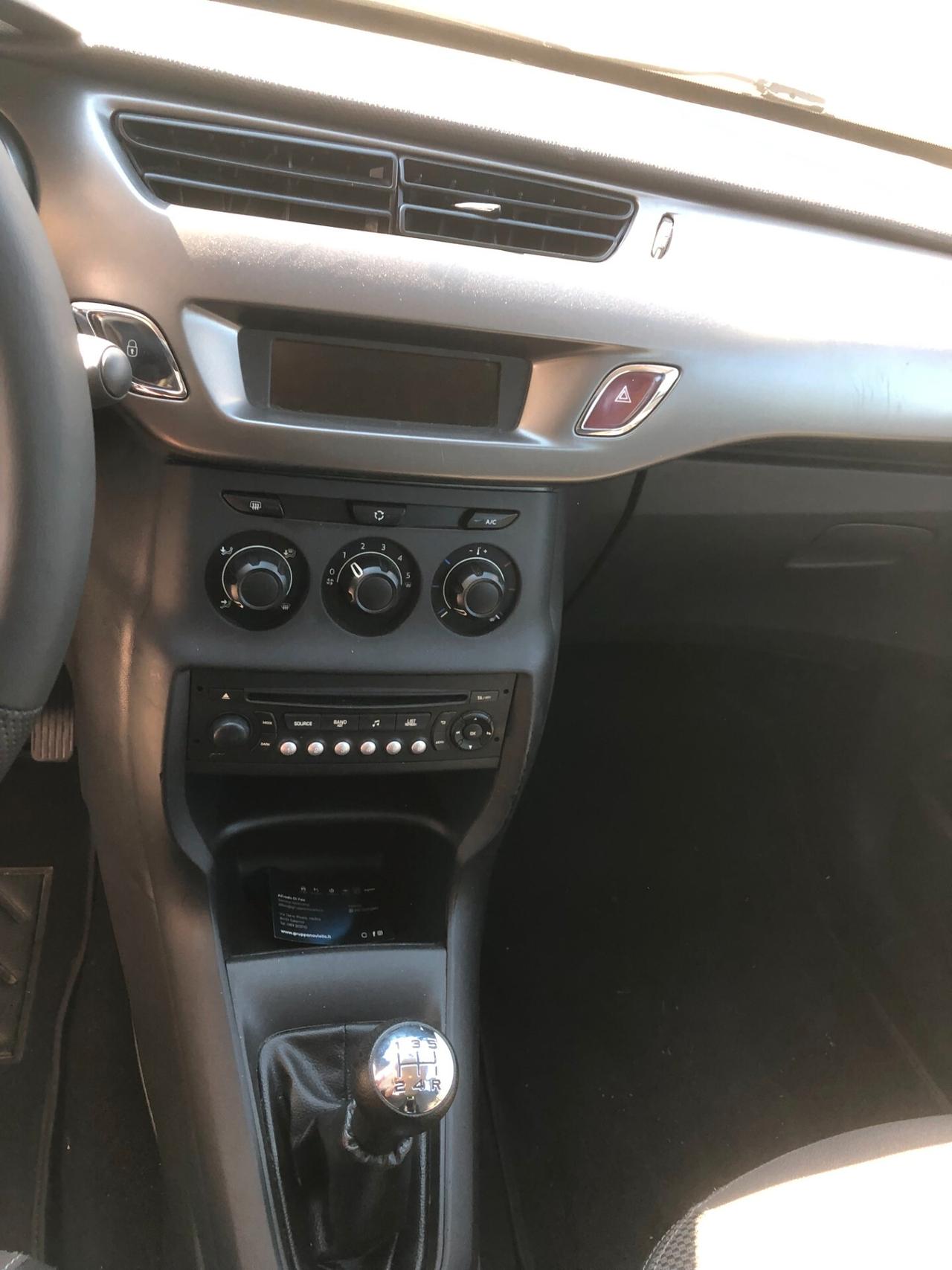 Citroën C3 1.4 HDi 70 CV 2015 - 70.000 km - Garanzia - Pari al Nuovo