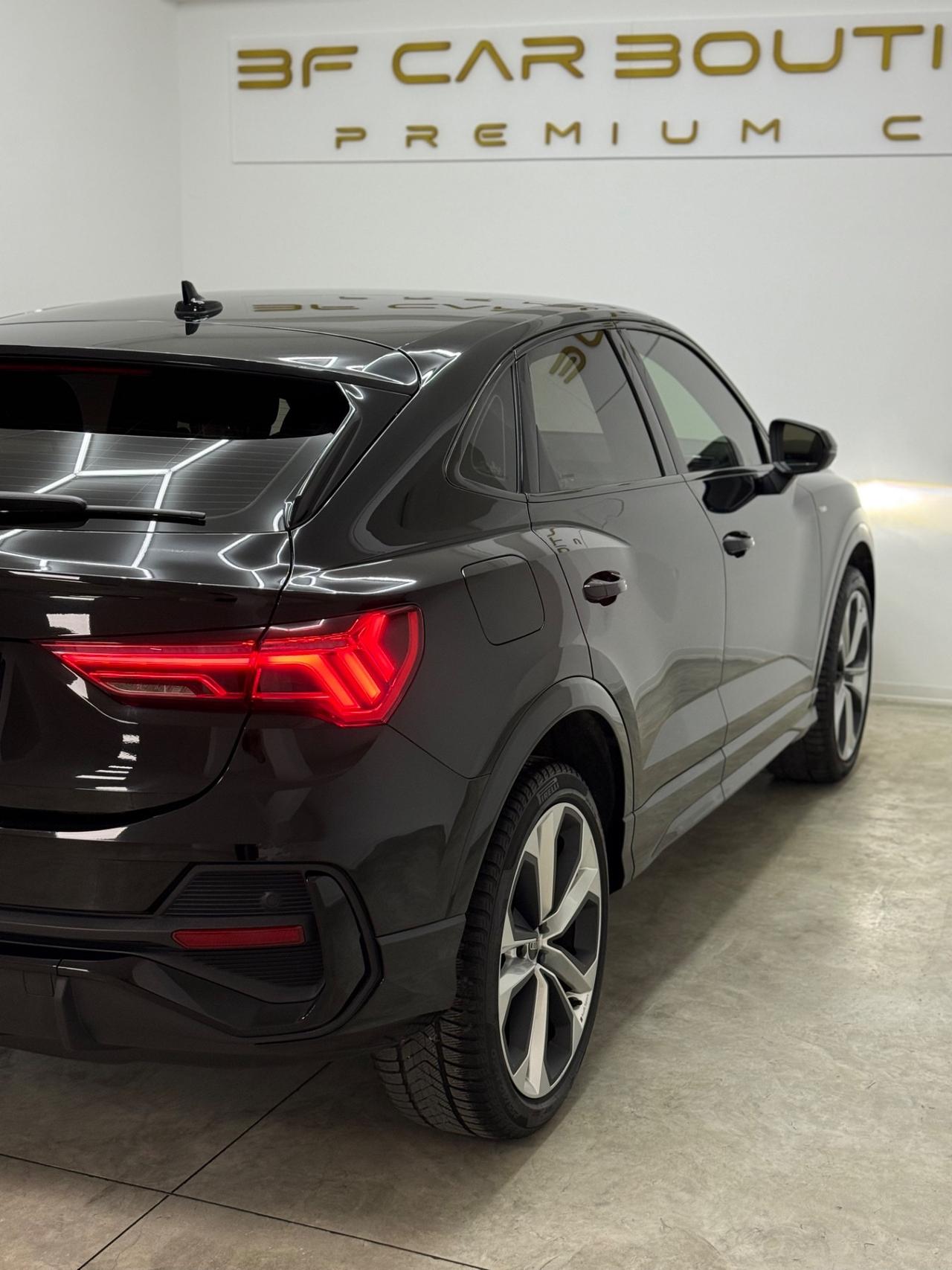 Audi Q3 Sportback 35 TDI S line edition Black Identity Ita Iva Esposta