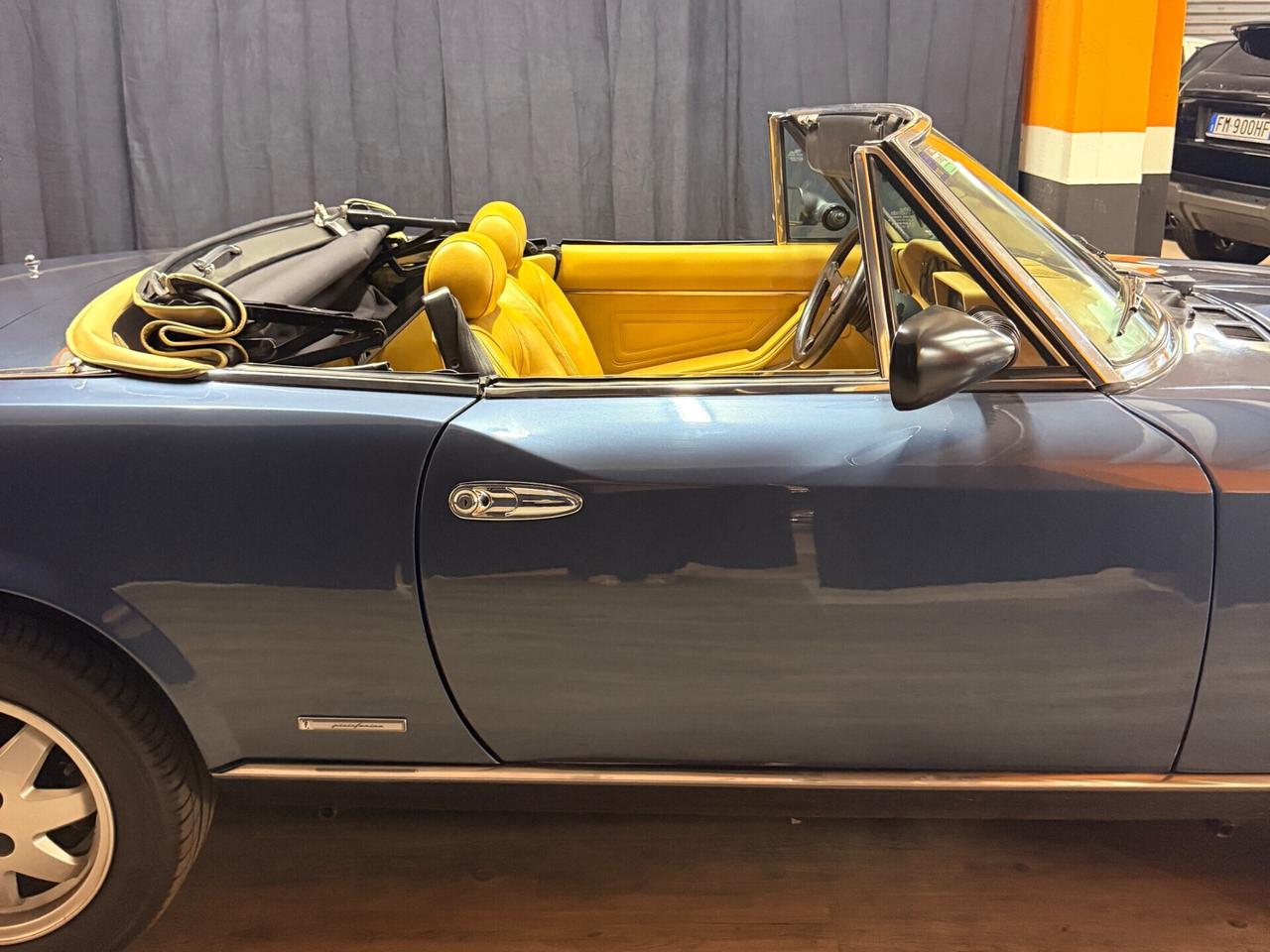 PAZZESCA FIAT 124 SPIDER EUROPA PININFARINA ISCRITTA ASI COME DA VETRINA.
