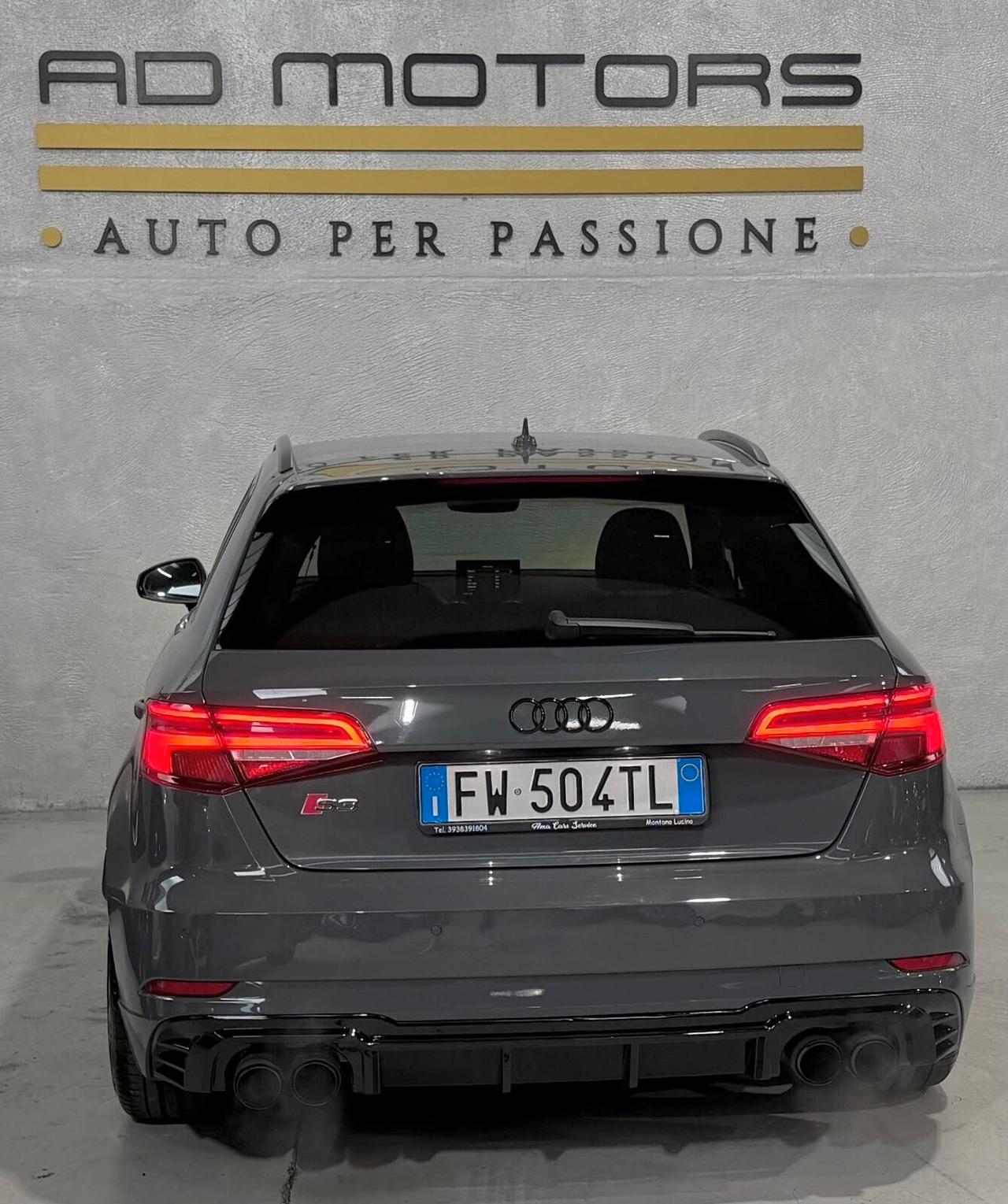 Audi S3 IVA ESPOSTA Cockpit scarico aspirazione Mappa