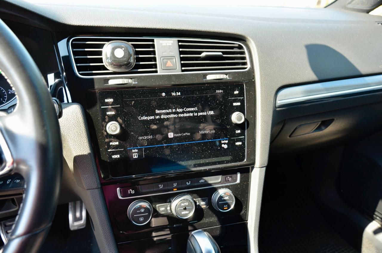 VOLKSWAGEN GOLF 5p 1.5 TSI R-LINE SPORT EDITION 150cv DSG, UFF ITALIANA, EURO 6D, APPLE ANDROID, PERMUTE