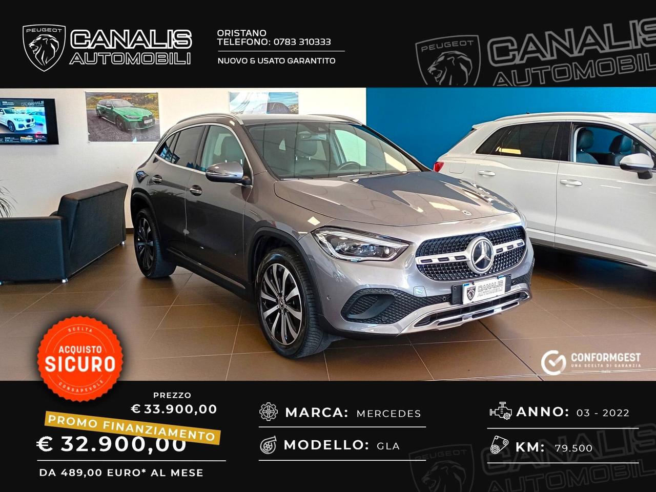 Mercedes-benz GLA 200 d Automatic Sport Plus 150 CV - 2022 - AZIENDALE