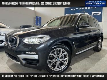 BMW X3 xDrive20d xLine "19 Sport/Navi/Full LED/Park Plus