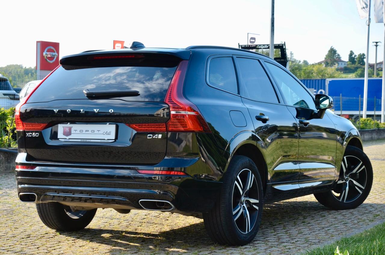VOLVO XC60 2.0 d4 R-DESIGN AWD 190cv GEARTRONIC, UNICOPROPRIETARIO, UFF ITALIANA, EURO 6D, FULL LED, NAVI, 19", PERMUTE