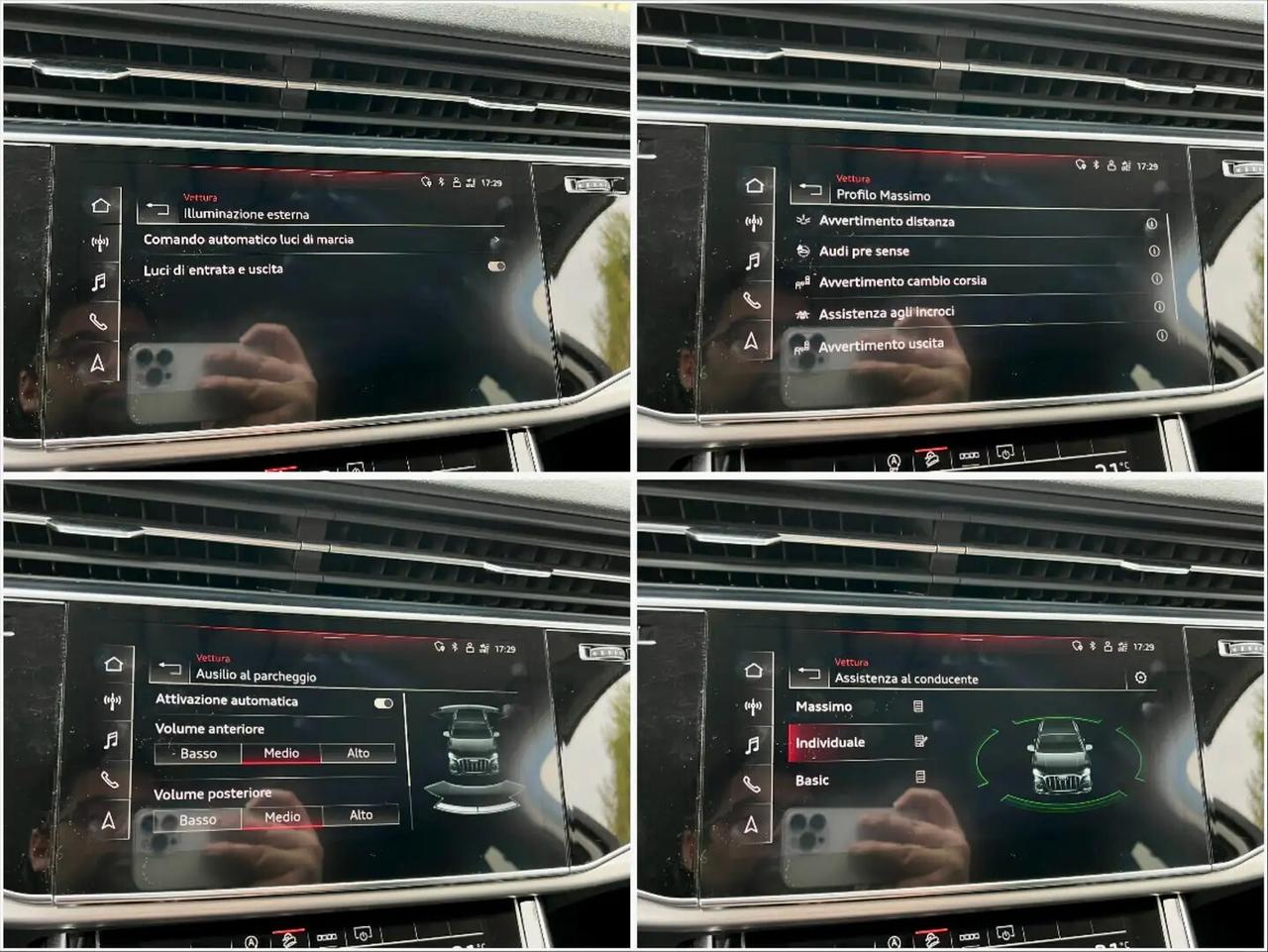 Audi Q7 55 3.0 TFSi MHEV 340cv Tiptronic8 Quattro Sport SEDILI VENTILATI-SOSPENSIONI PNEUMATICHE-CER