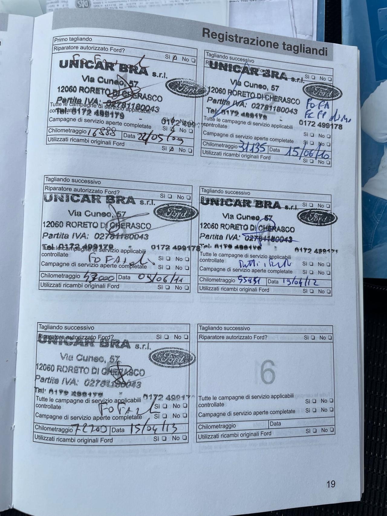 Ford Focus 1.6 TDCi (110CV)/TAGLIANDI/GARANZIA