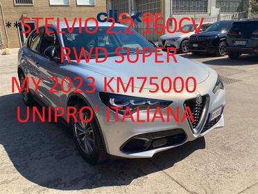 Alfa Romeo Stelvio 2.2 DIESEL 160CV AT8 UNIPRO' | PREZZO REALE SENZA VINCOLI | ITALIANA E FATTURABILE GARANZIA 12M!