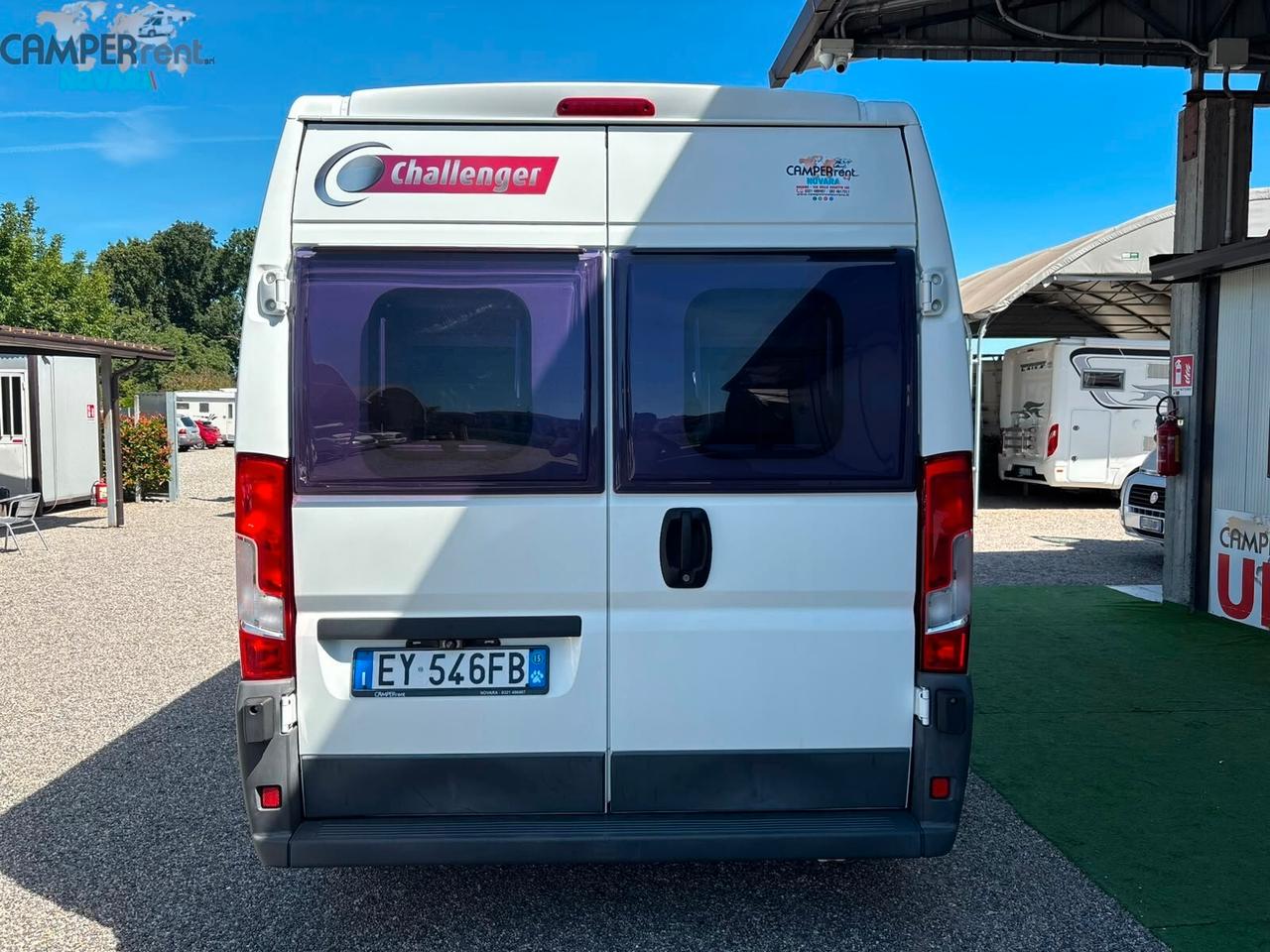 CHALLENGER VANY V 114 MAX EXCLUSIVE - Furgonato con doppio letto matrimoniale in coda