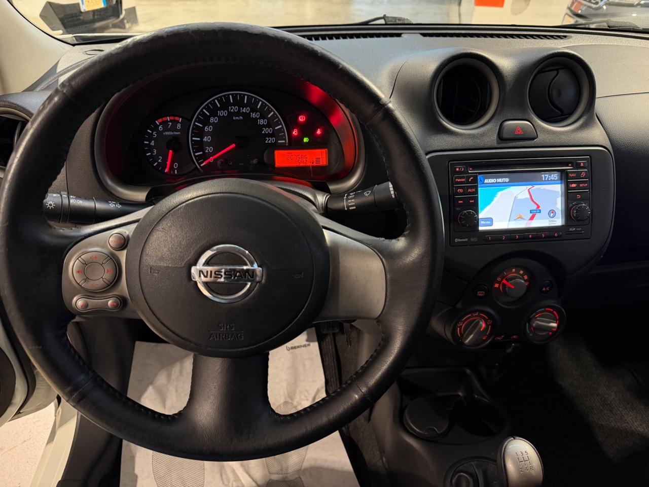 Nissan Micra 1.2 12V 5 porte CLIMA-NAVI-BLUETOOTH