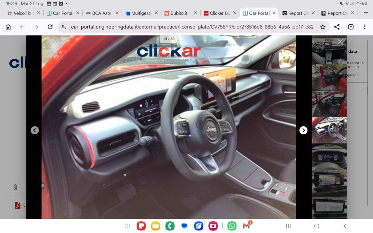 Jeep Avenger 1.2 Turbo 100 CV MHEV Summit