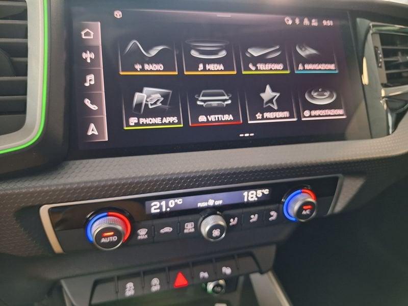 Audi A1 A1 Sportback 30 1.0 tfsi Identity Black 116cv s-tronic